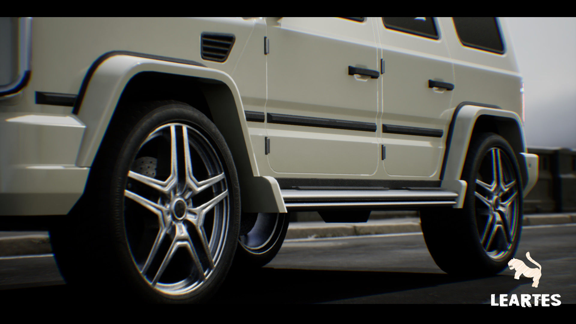SUV 01 Driveable Animated Realistic Low-poly 3D model_5