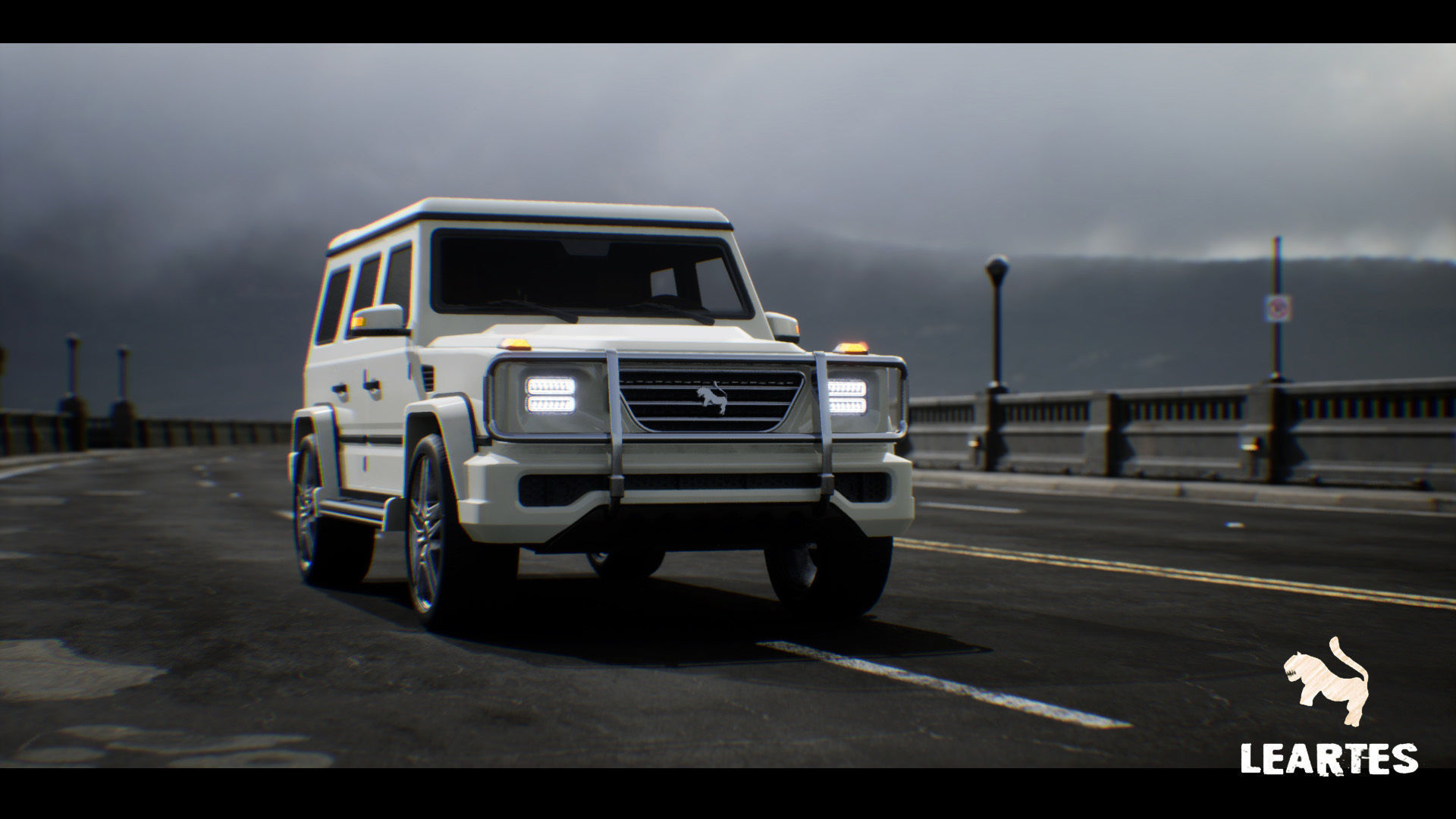 SUV 01 Driveable Animated Realistic Low-poly 3D model_11