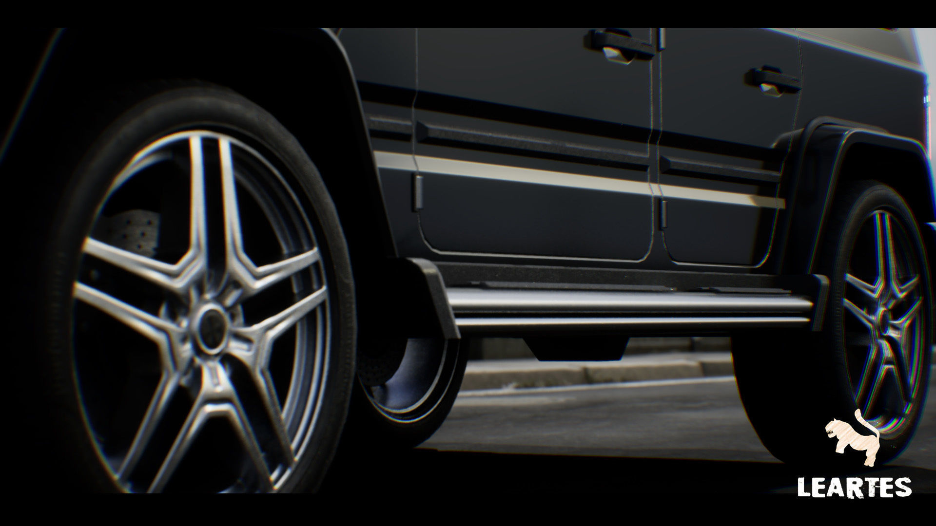 SUV 01 Driveable Animated Realistic Low-poly 3D model_7