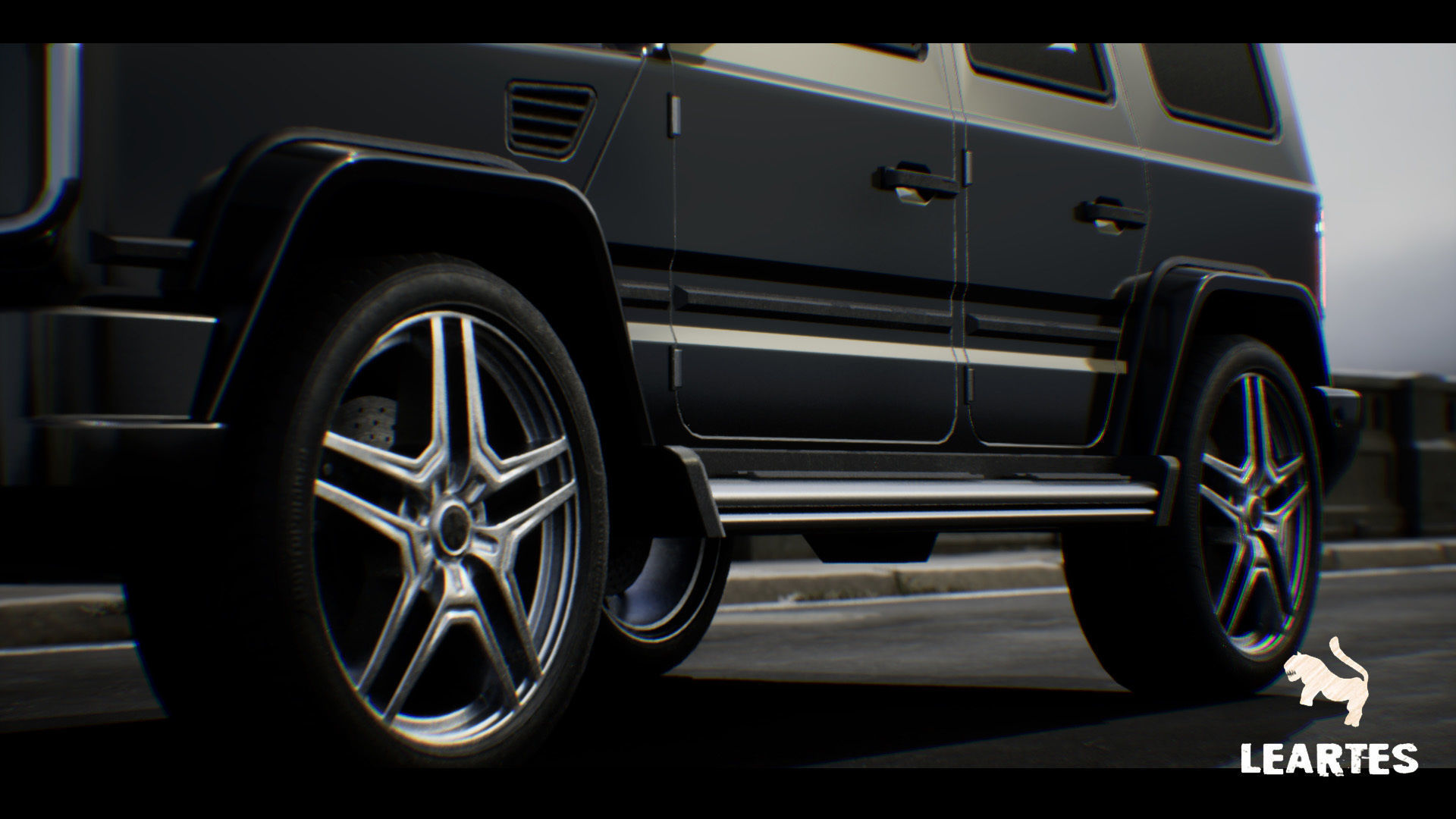 SUV 01 Driveable Animated Realistic Low-poly 3D model_10