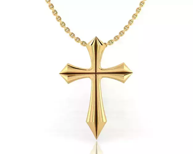 Cross Pendant 3D print model