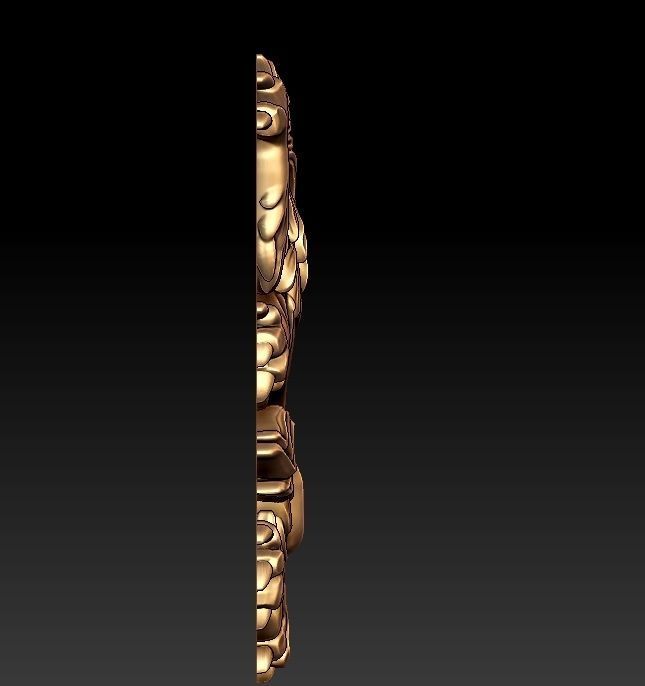 Heraldic Lion  3D print model_7