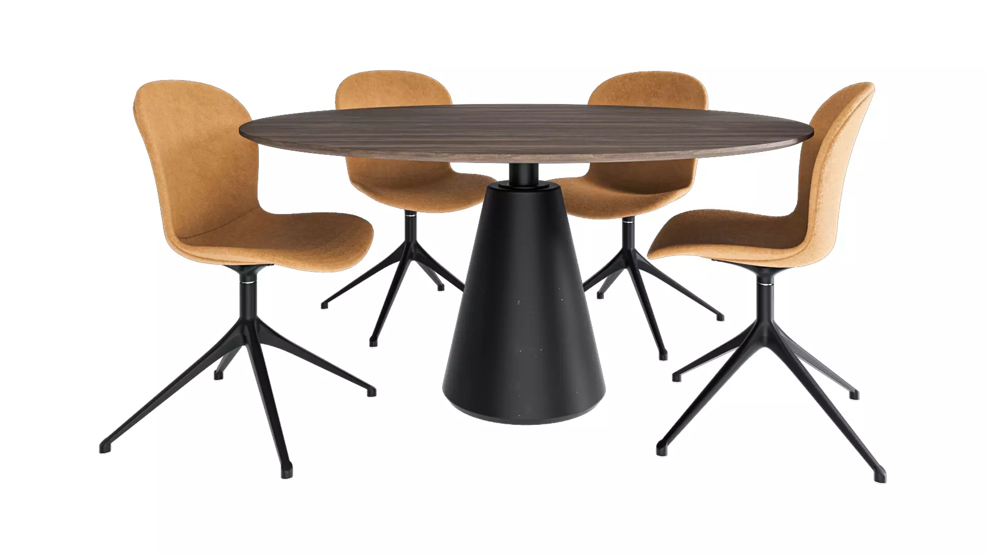 Madrid dining table and Adelaide chair 3D model