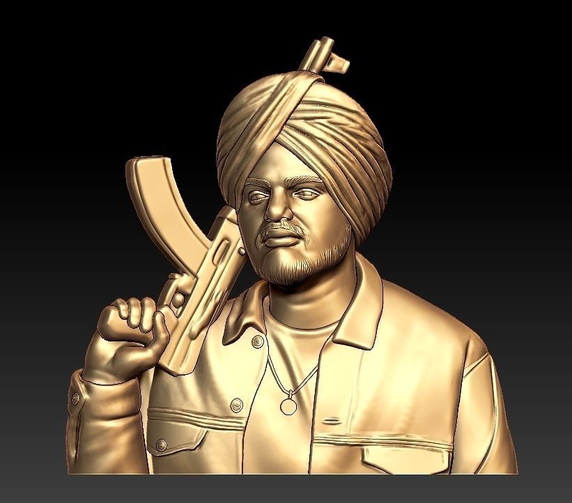 sidhu moosewala 3D print model_1