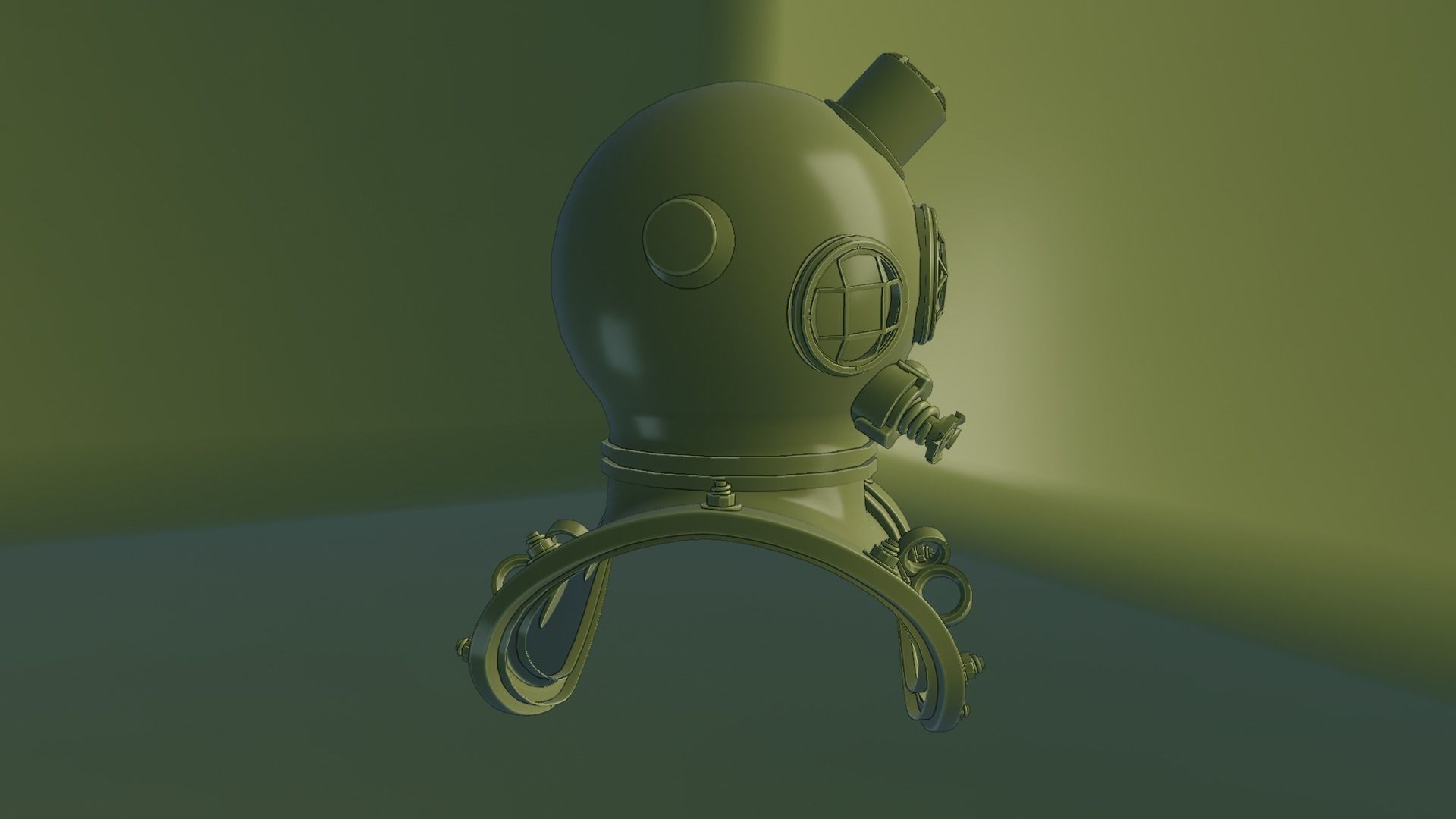 Diving Helmet 3D model_65
