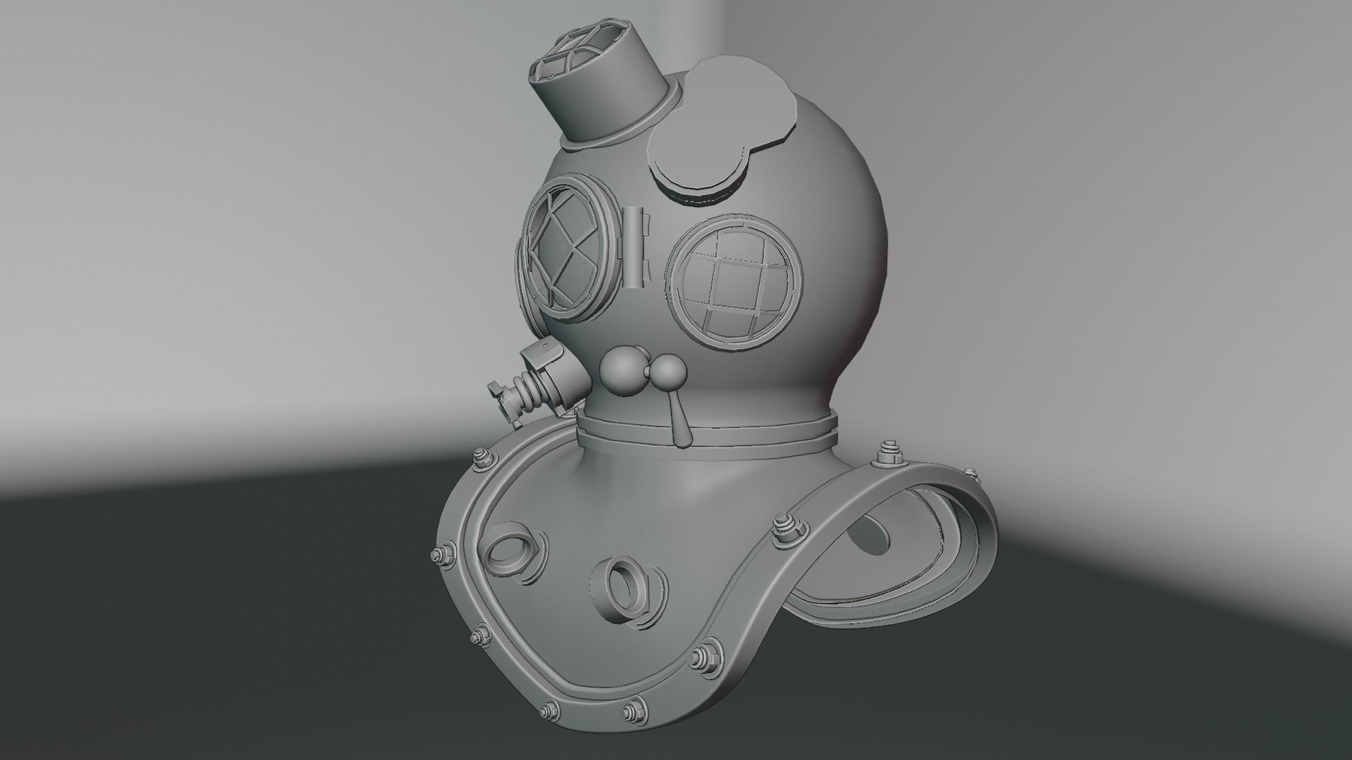 Diving Helmet 3D model_51