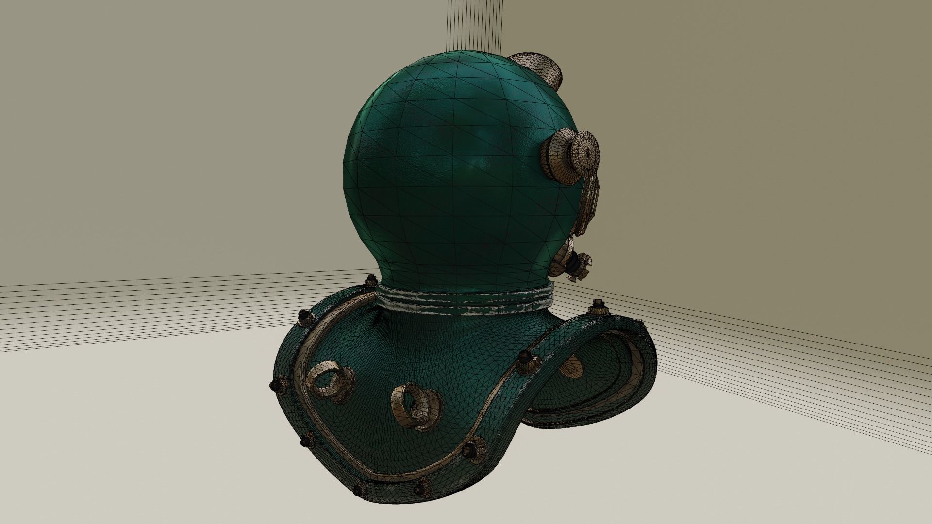 Diving Helmet 3D model_38