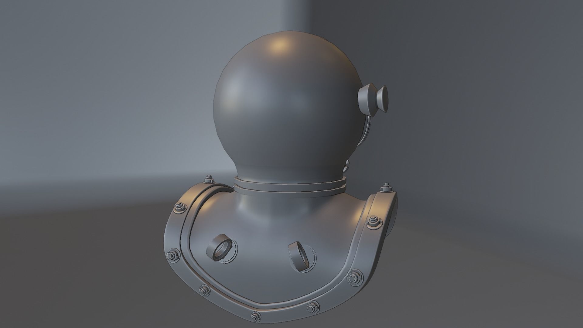 Diving Helmet 3D model_74