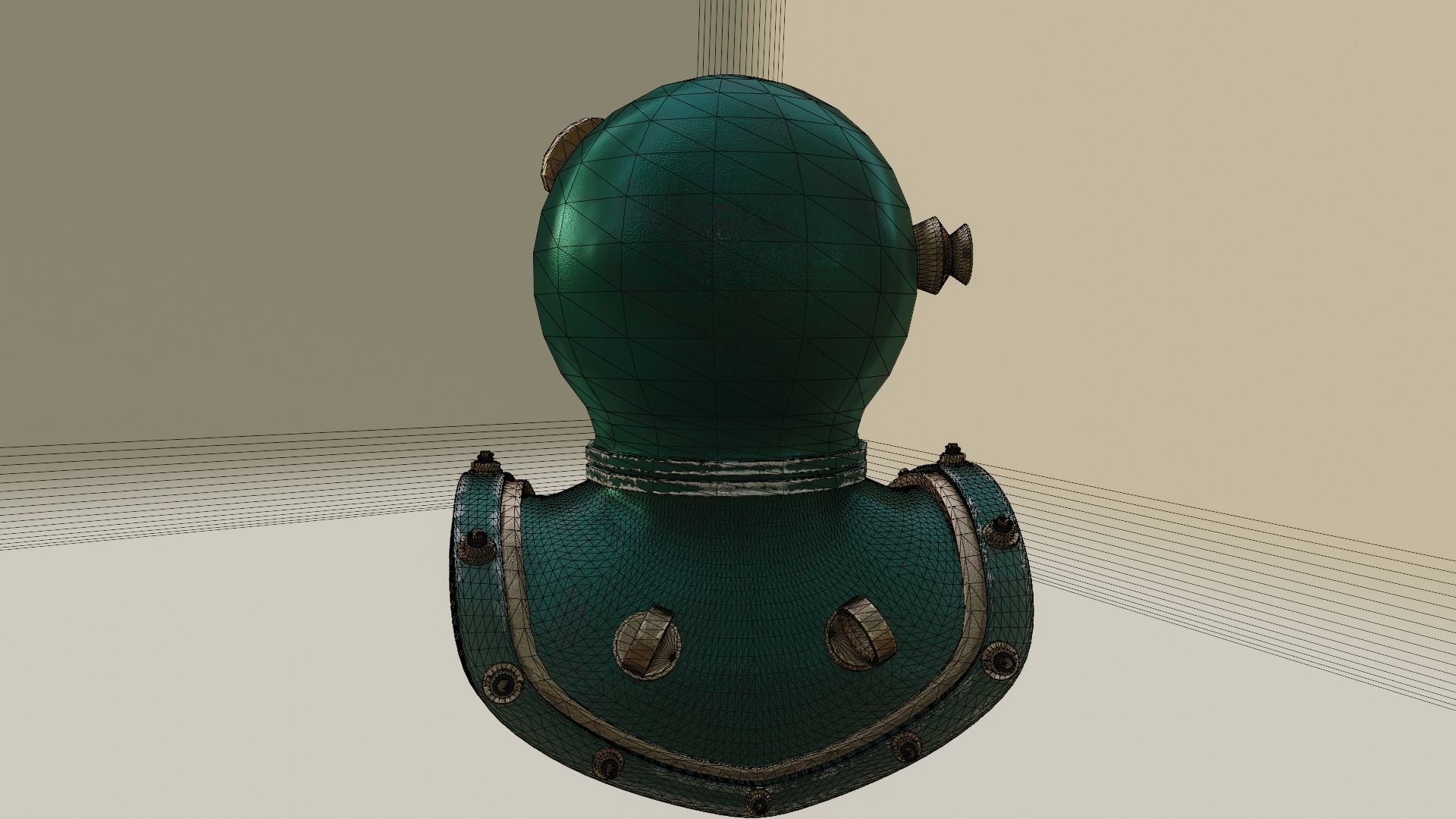 Diving Helmet 3D model_44