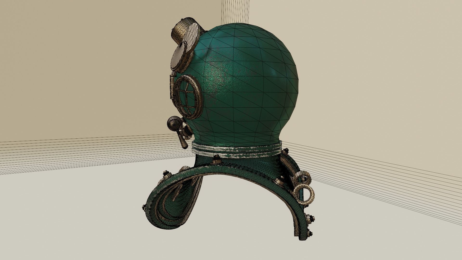 Diving Helmet 3D model_47