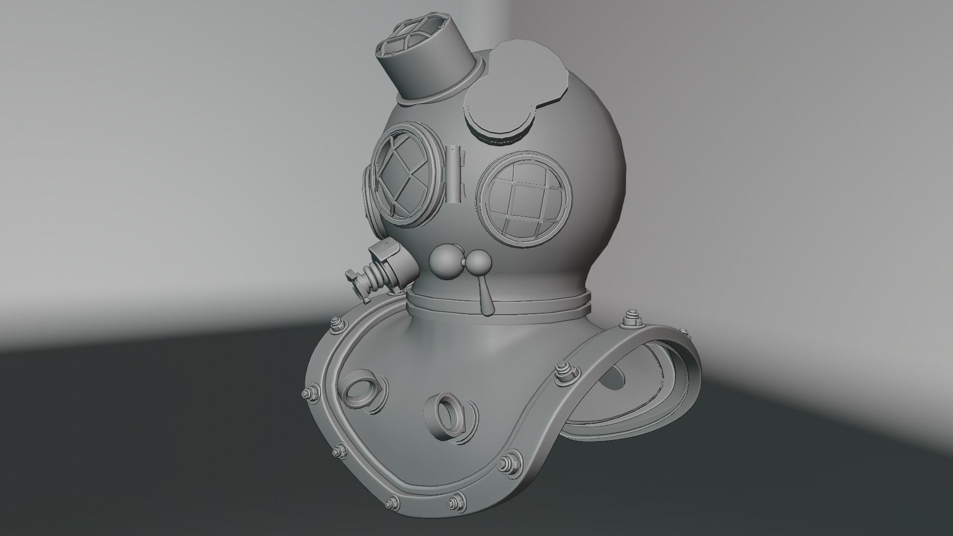 Diving Helmet 3D model_50