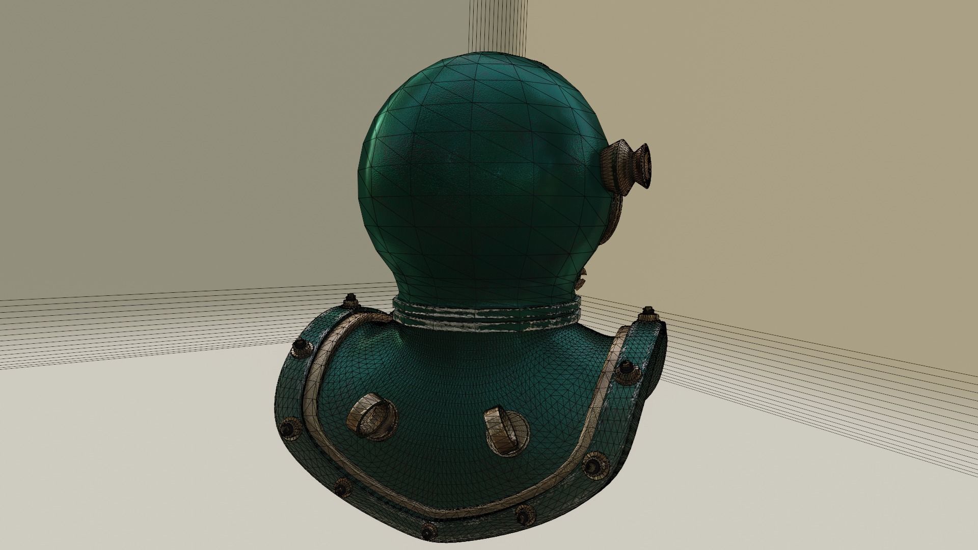 Diving Helmet 3D model_45