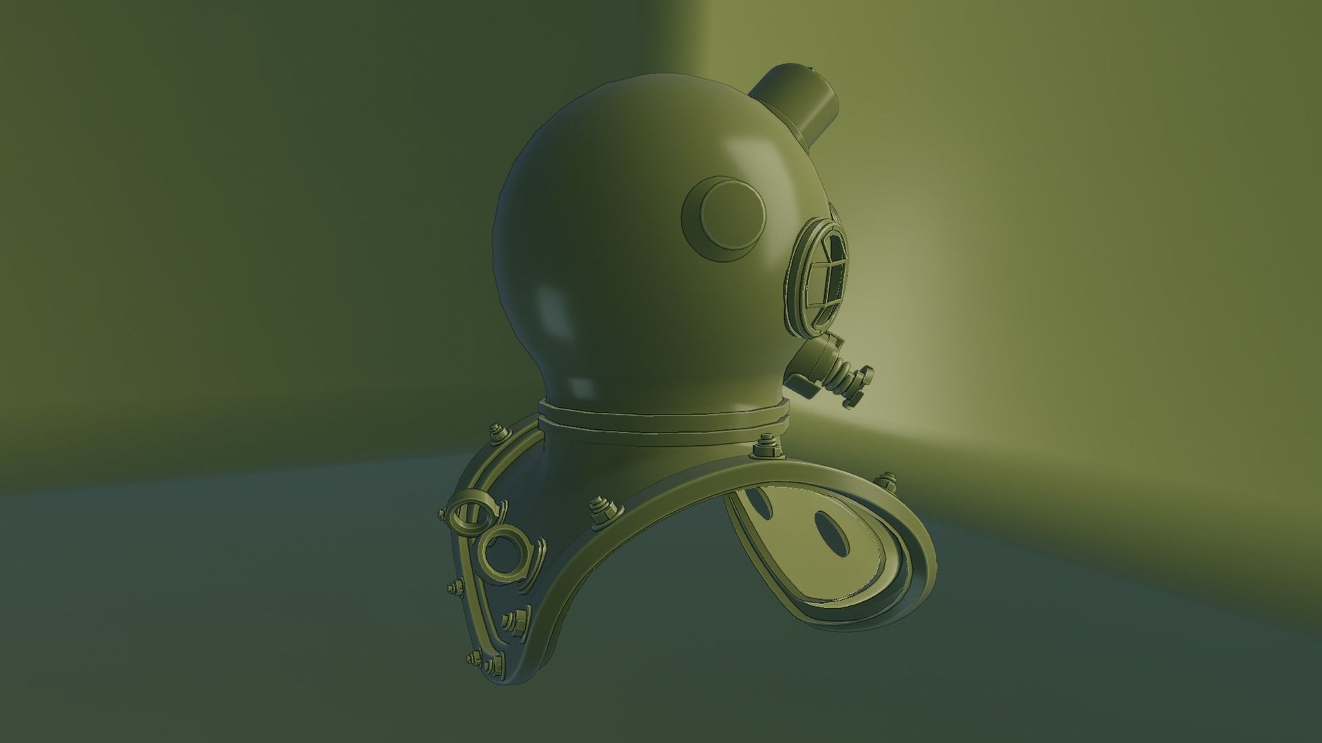 Diving Helmet 3D model_73