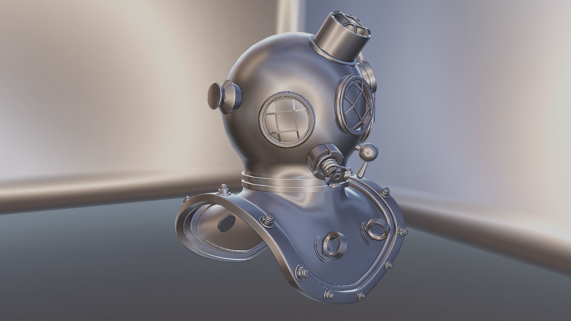 Diving Helmet 3D model_68
