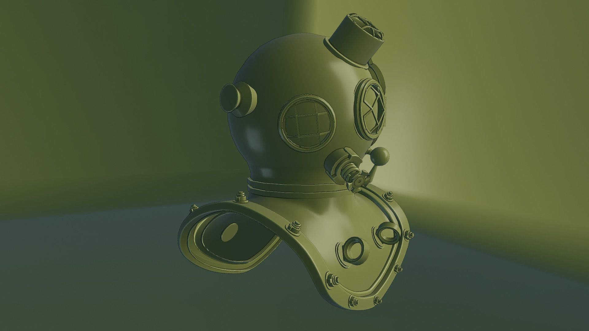 Diving Helmet 3D model_67