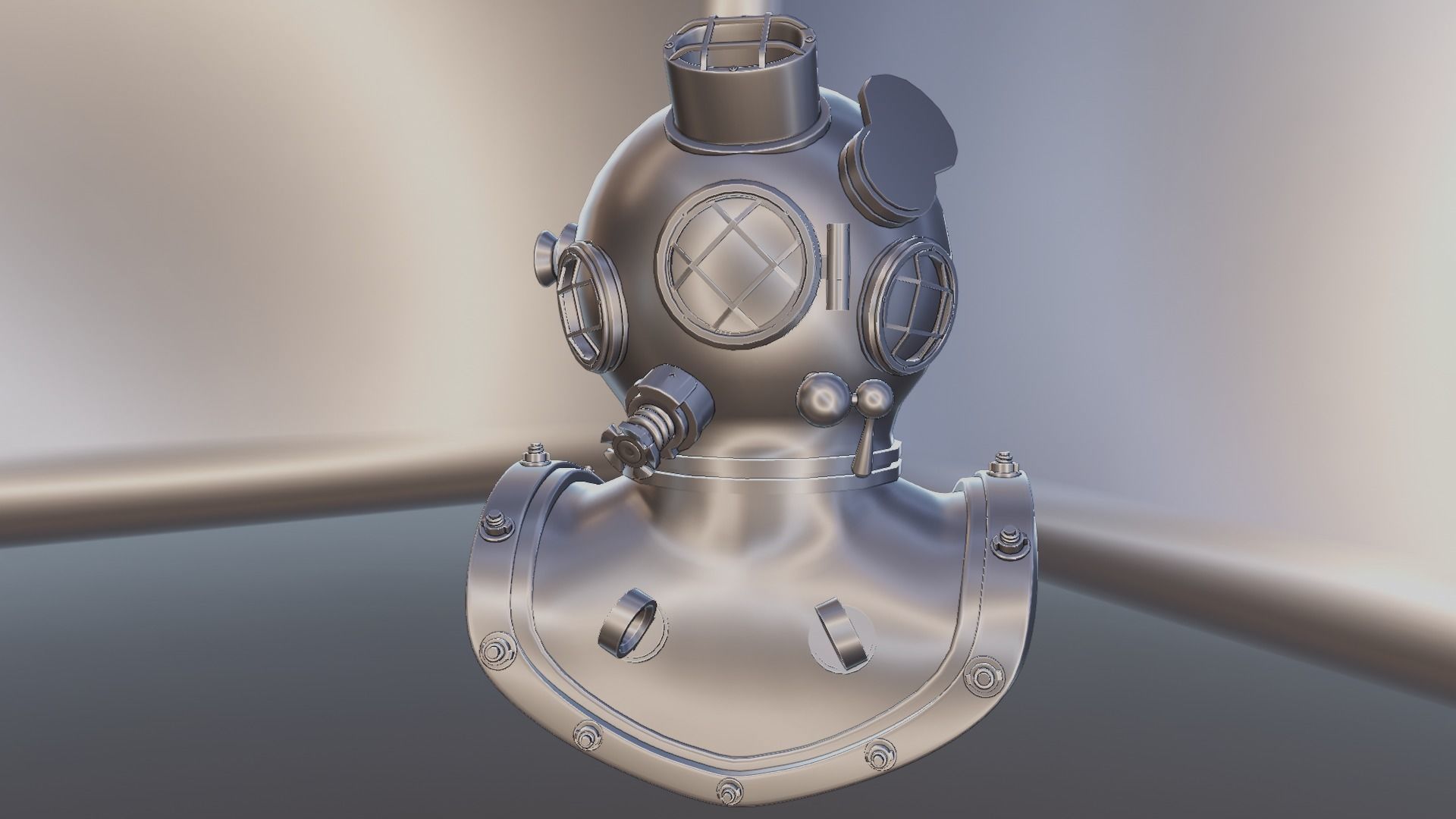Diving Helmet 3D model_53