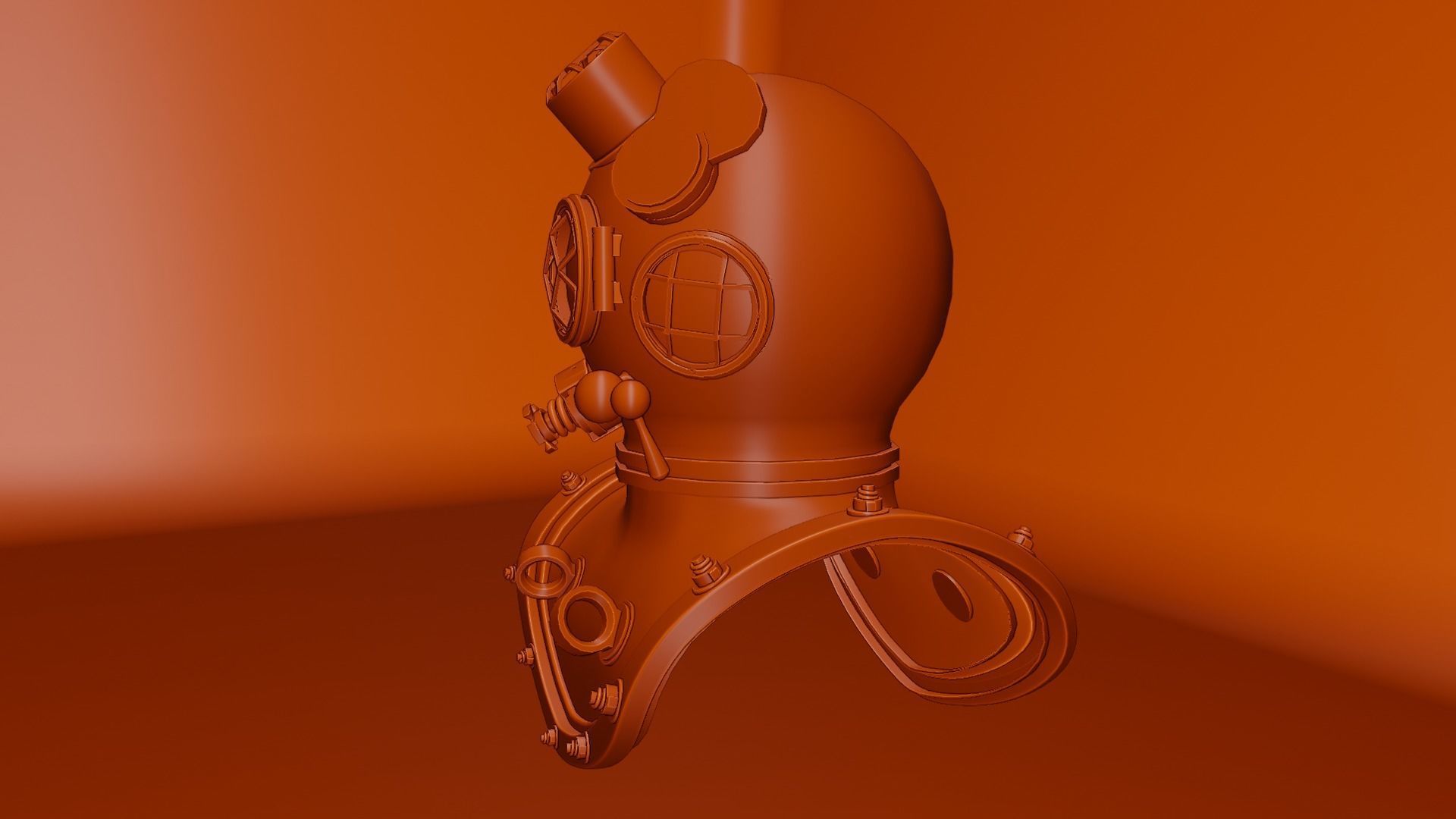 Diving Helmet 3D model_54