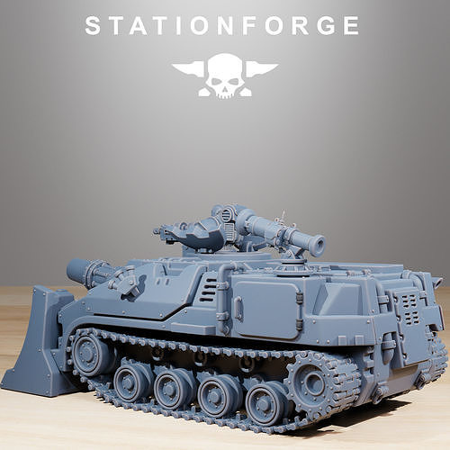 Socratis Vanguard Tank 3D print model 2
