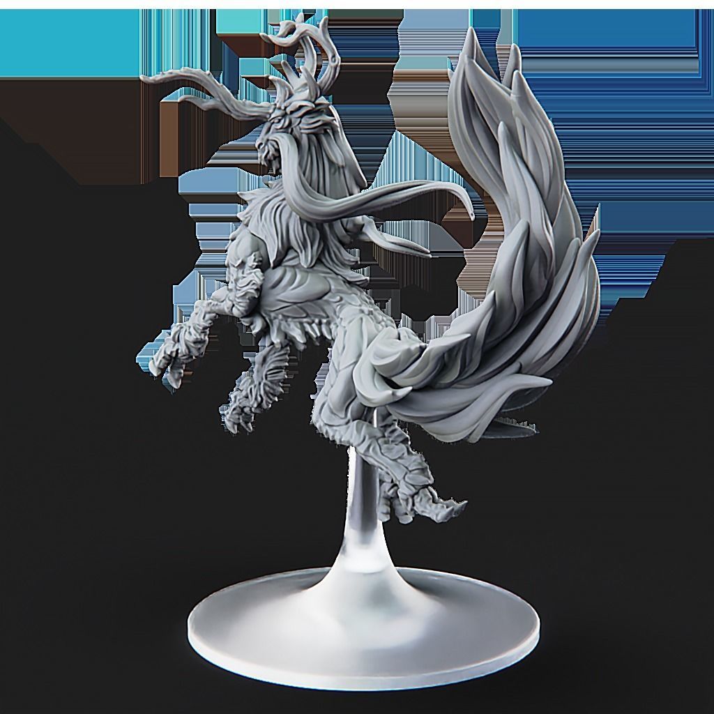 Ki Rin - 3D Printable TTRPG - PRESUPPORTED - 32mm Scale 3D model 3D ...
