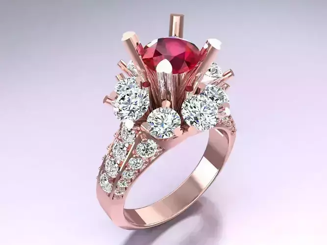 Diamond Ring - Womens Rings - N3999