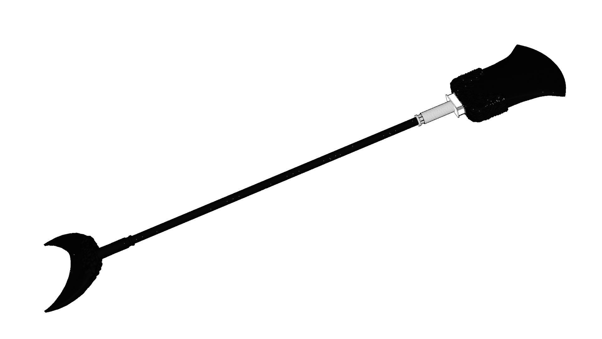 Lu zhishens weapon 3d printable 3D model_20