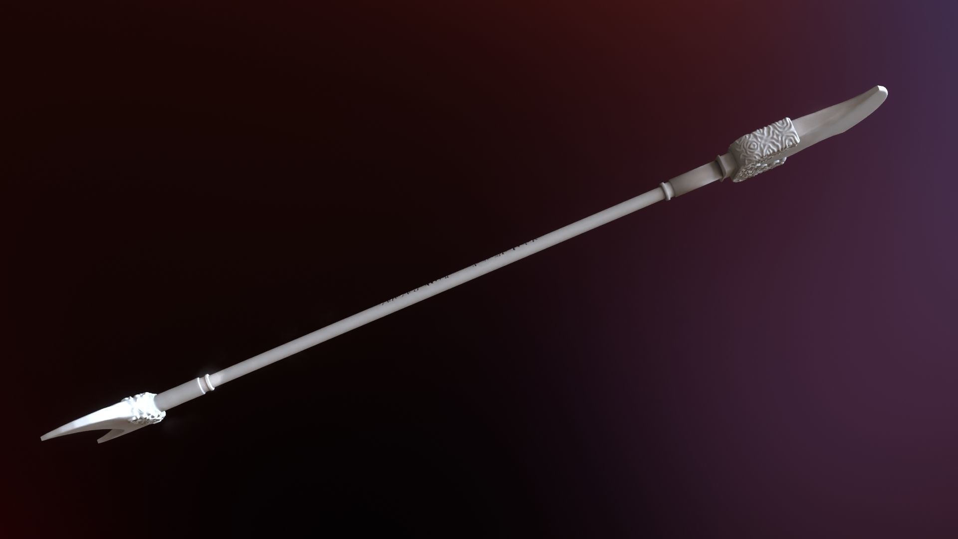 Lu zhishens weapon 3d printable 3D model_25