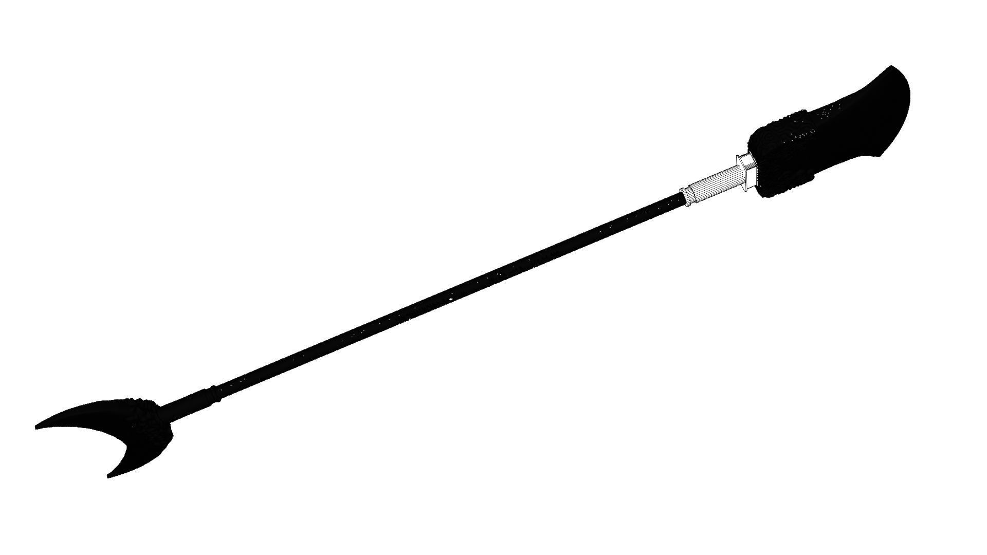 Lu zhishens weapon 3d printable 3D model_17