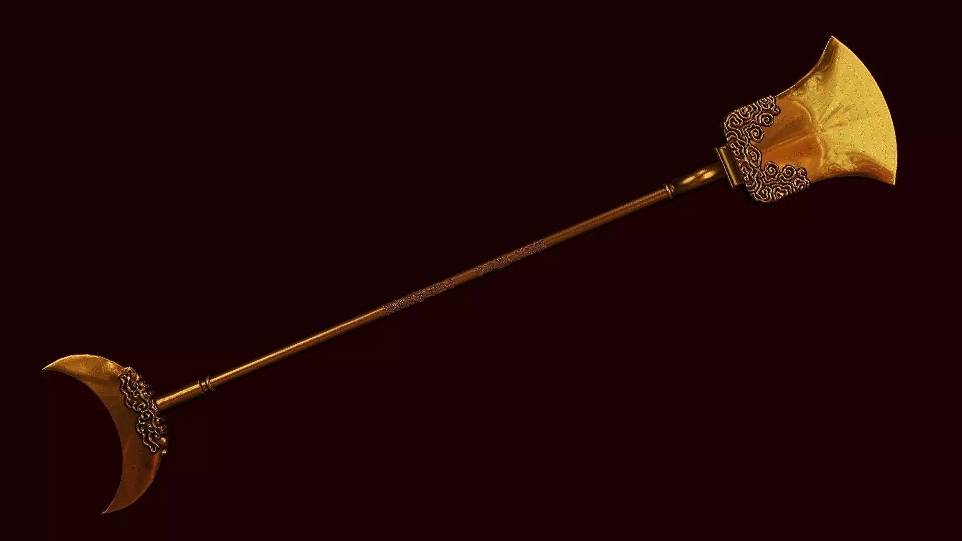 Lu zhishens weapon 3d printable 3D model_0