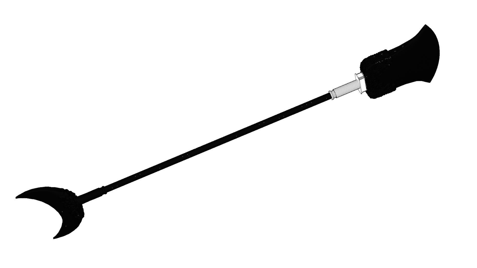 Lu zhishens weapon 3d printable 3D model_14