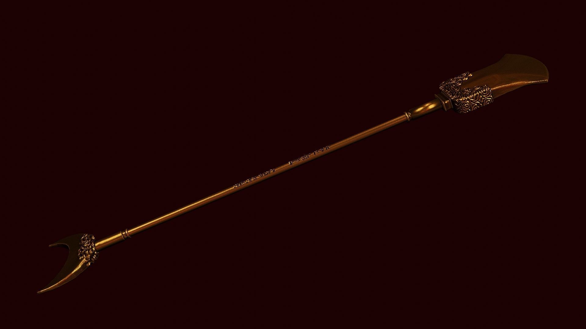 Lu zhishens weapon 3d printable 3D model_2