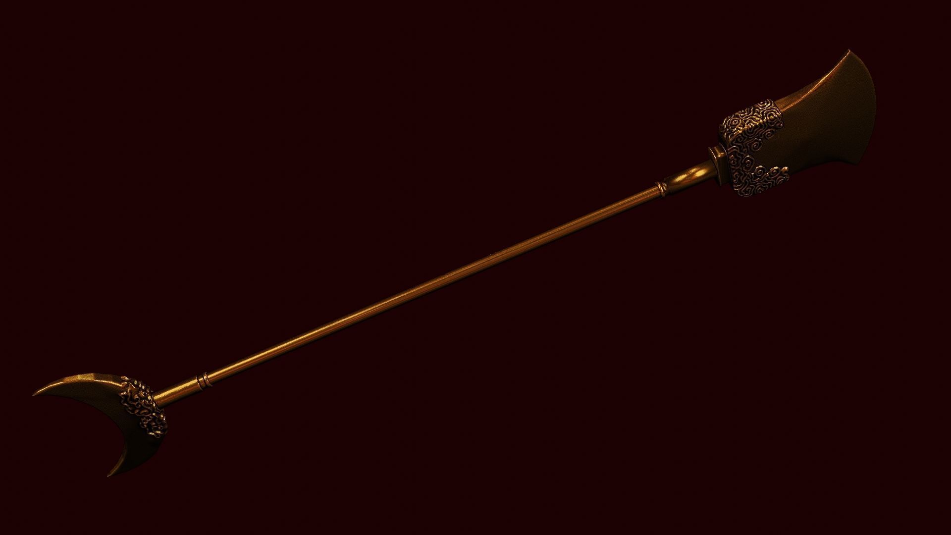 Lu zhishens weapon 3d printable 3D model_4