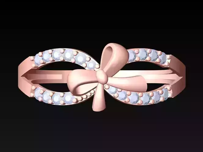 Bow Tie Ring - Womens Rings - N6622