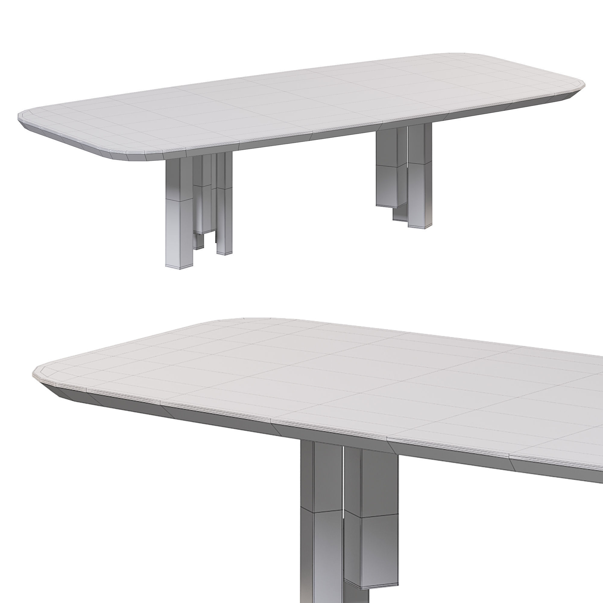 Skyline wood  3D model_2