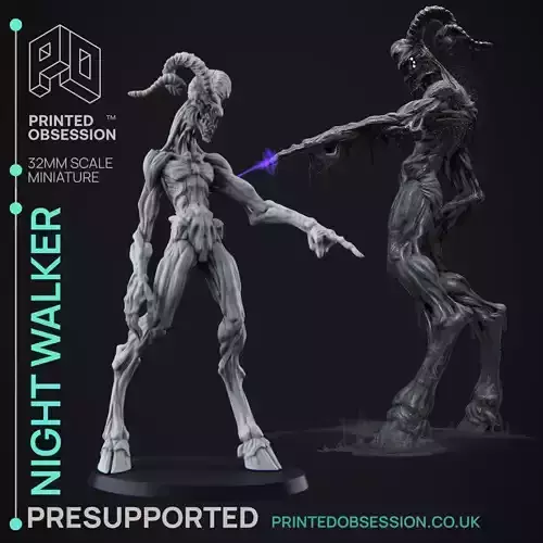 Nightwalker - 3D Printable TTRPG - PRESUPPORTED - 32mm Scale