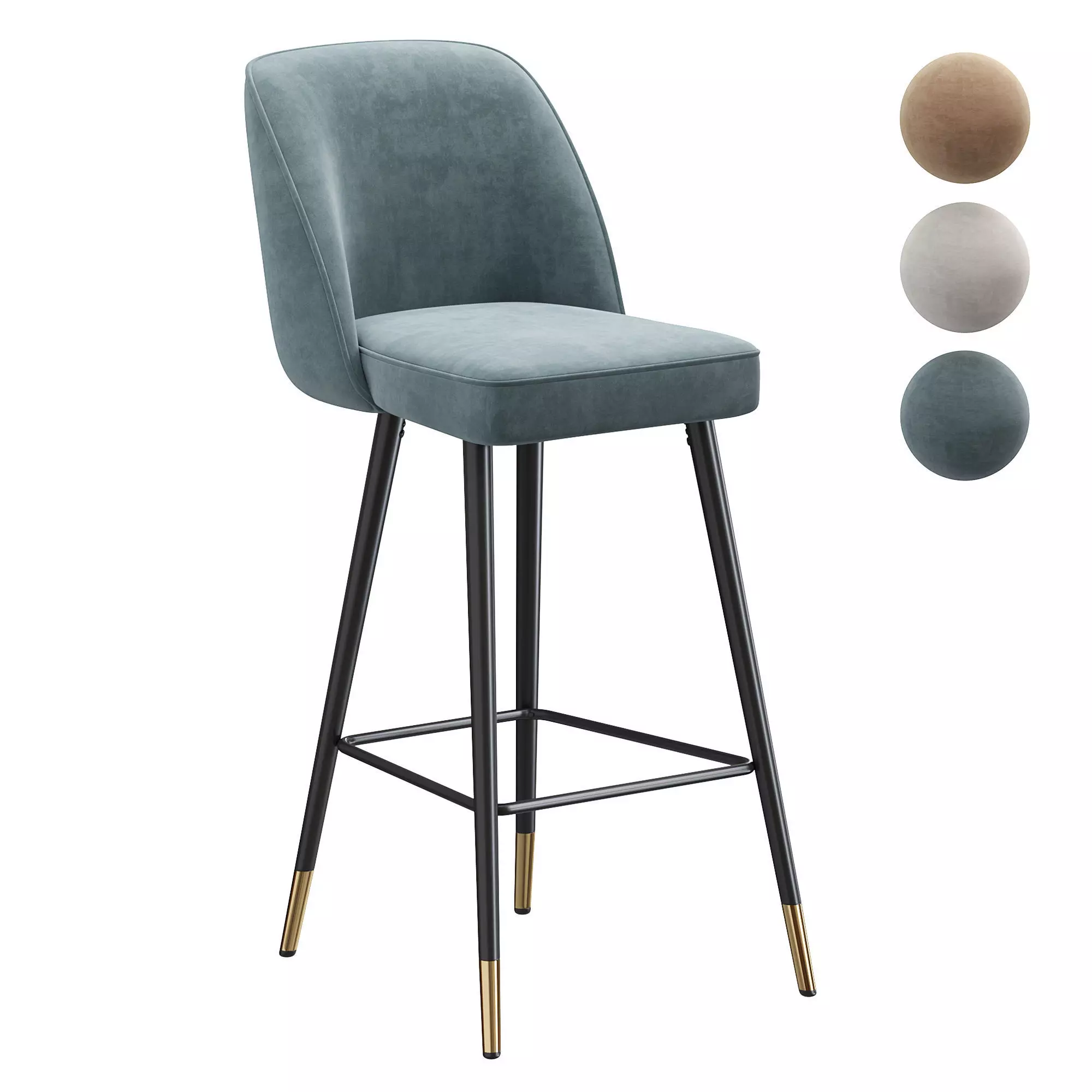 CARPI STOOL by Vicalhome 3D model_0