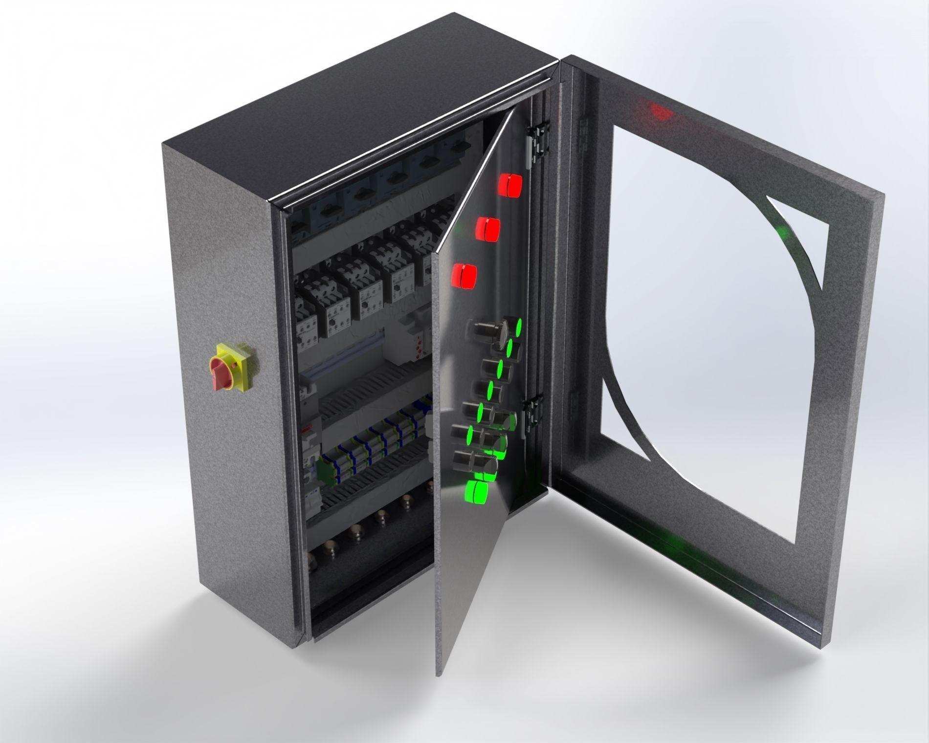 Electrical Panel 3D model_2