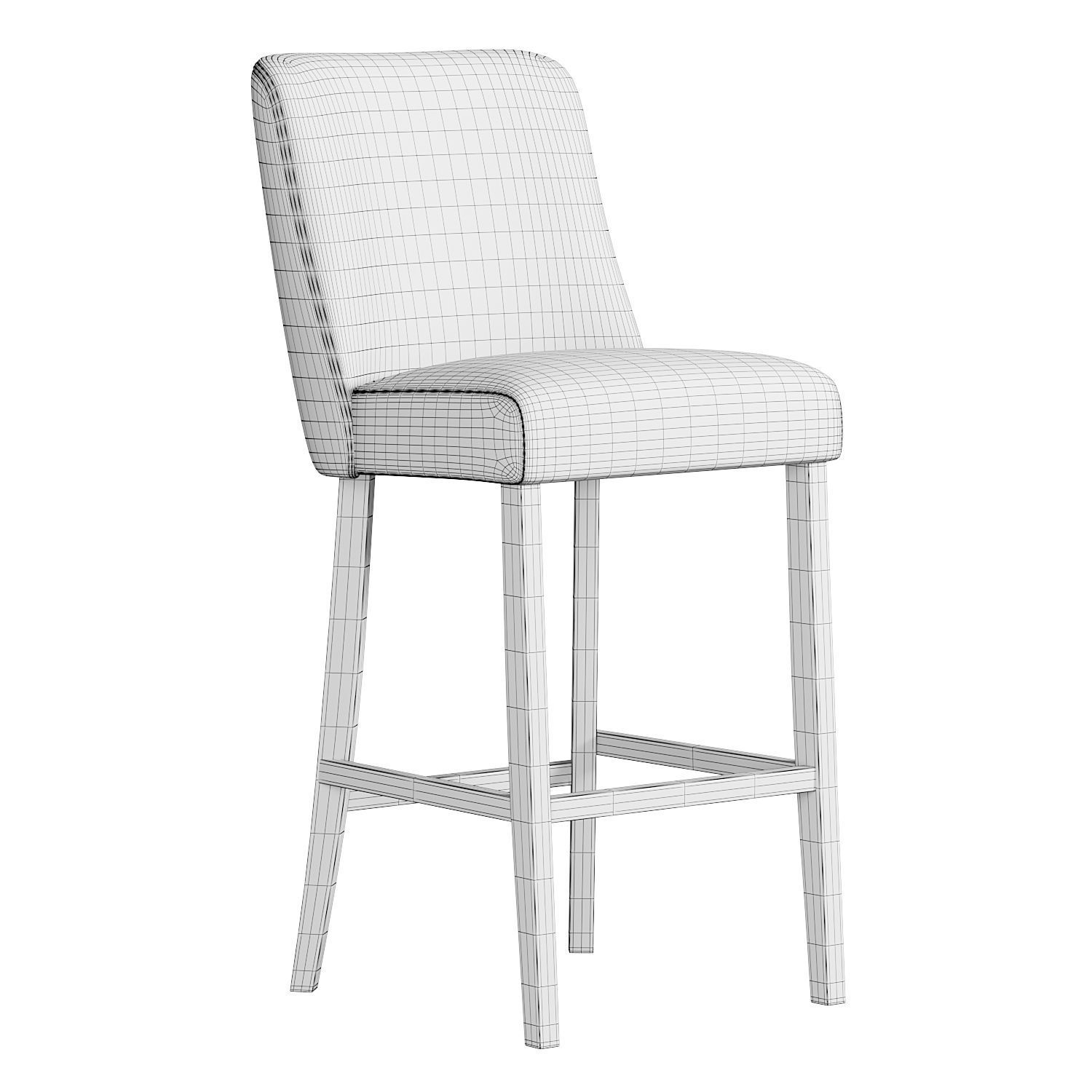 ASPACH STOOL By Vicalhome 3D model_2