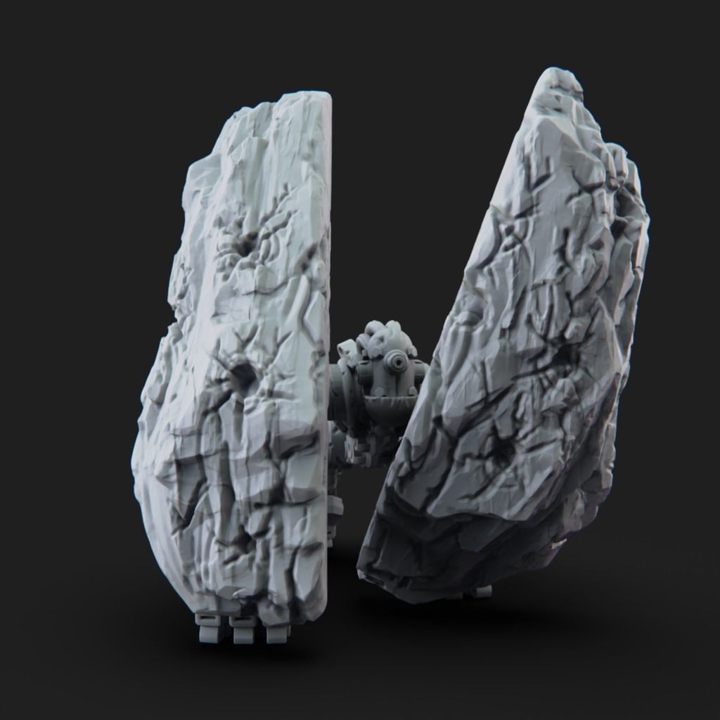 Stone Defender - 3D Printable TTRPG - PRESUPPORTED - 32mm Scale 3D print model_7