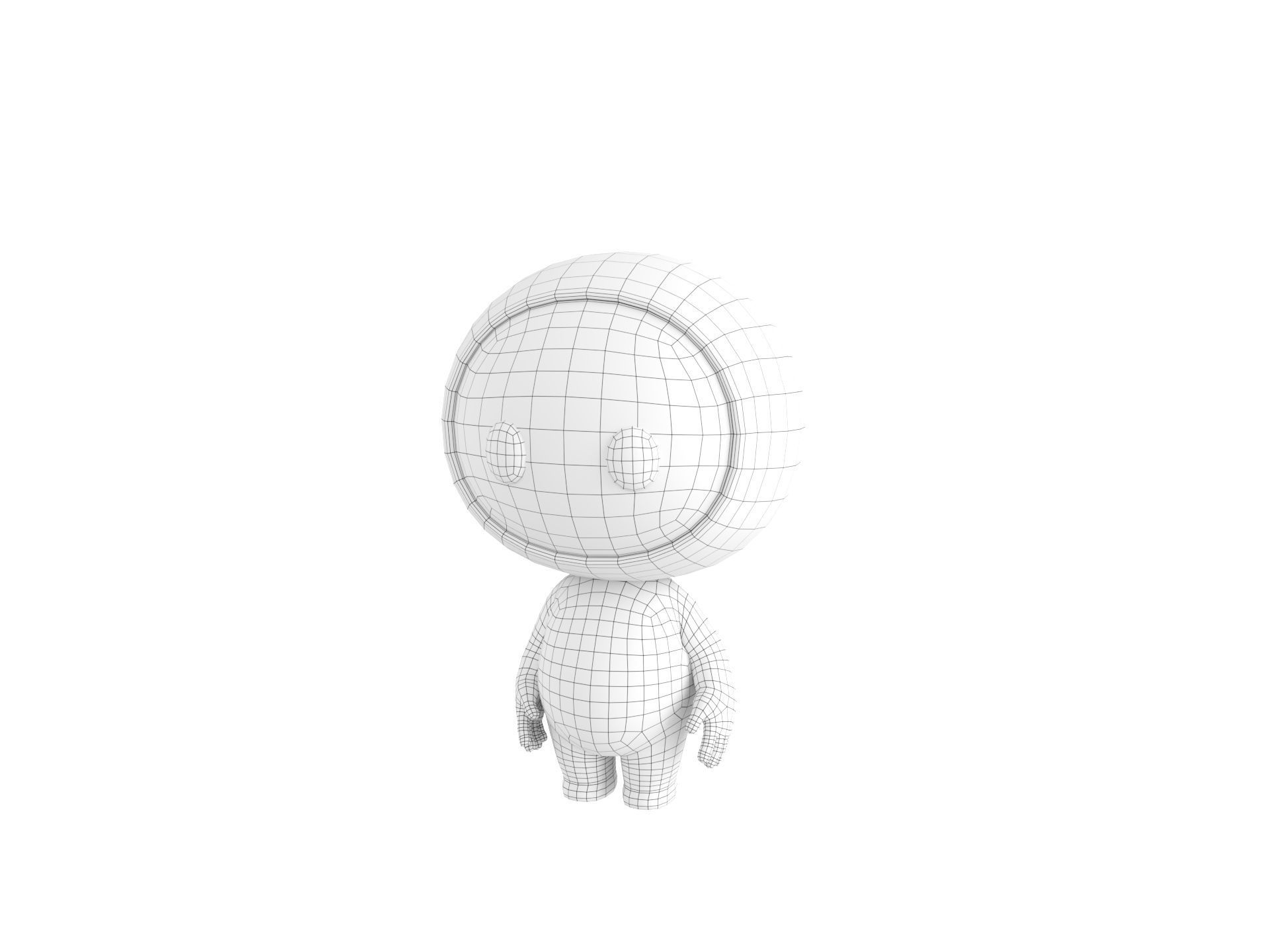 Character248 Rigged Mascot 3D model_37