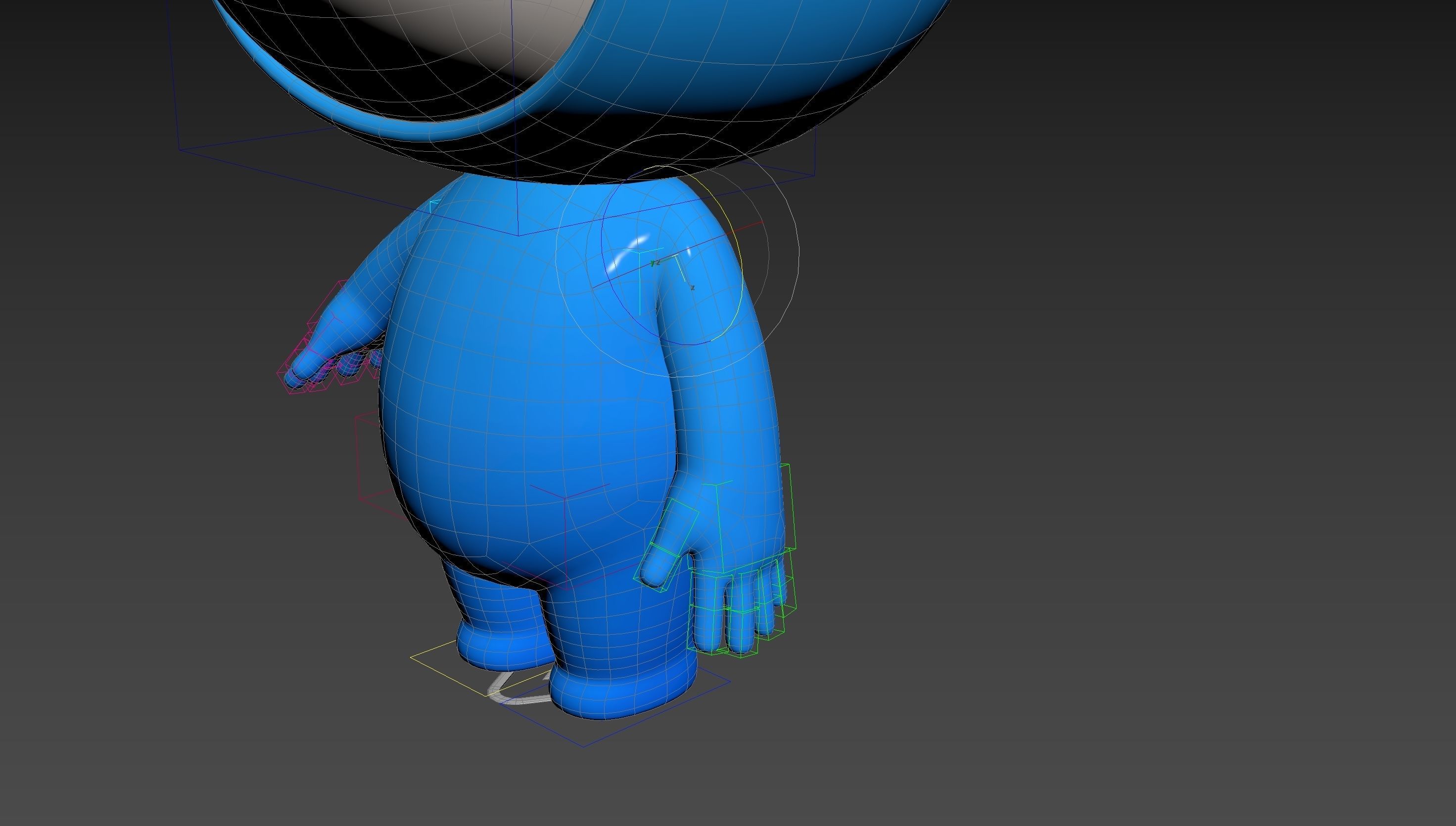 Character248 Rigged Mascot 3D model_22