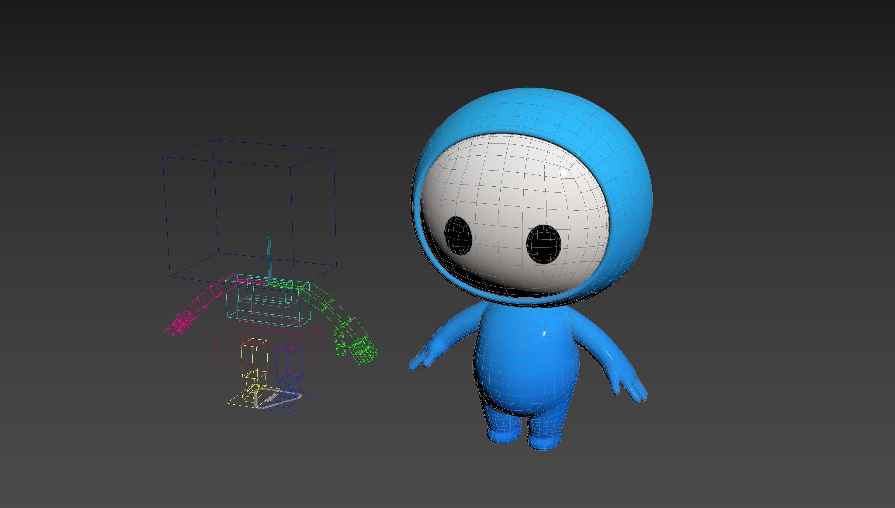Character248 Rigged Mascot 3D model_19