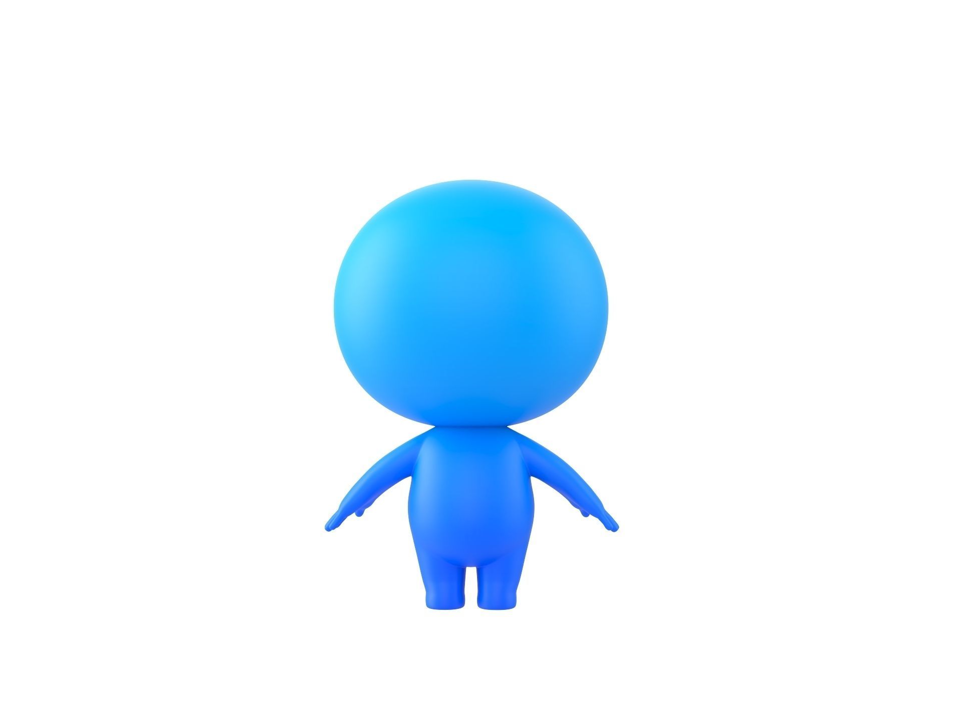 Character248 Rigged Mascot 3D model_11