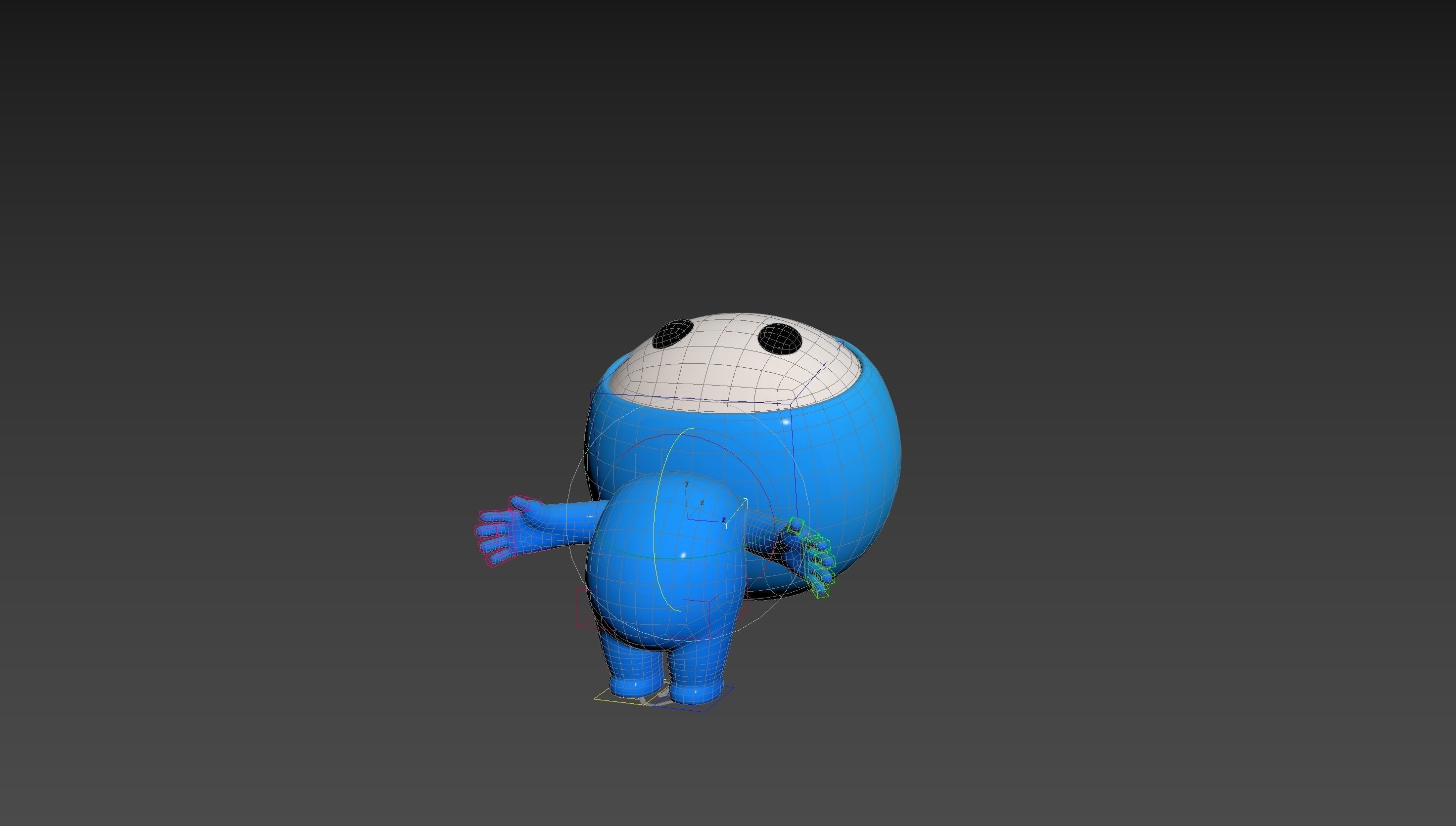 Character248 Rigged Mascot 3D model_25