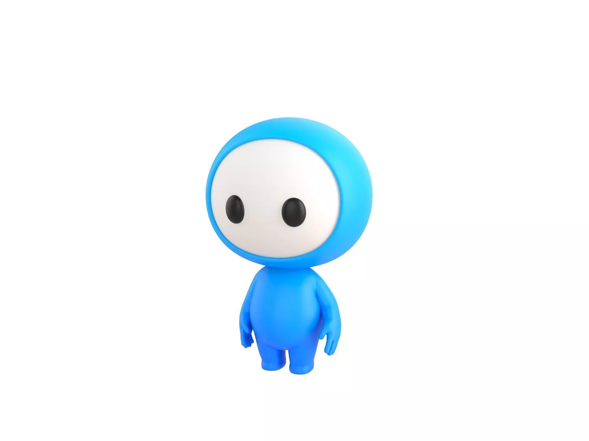 Character248 Rigged Mascot 3D model_0