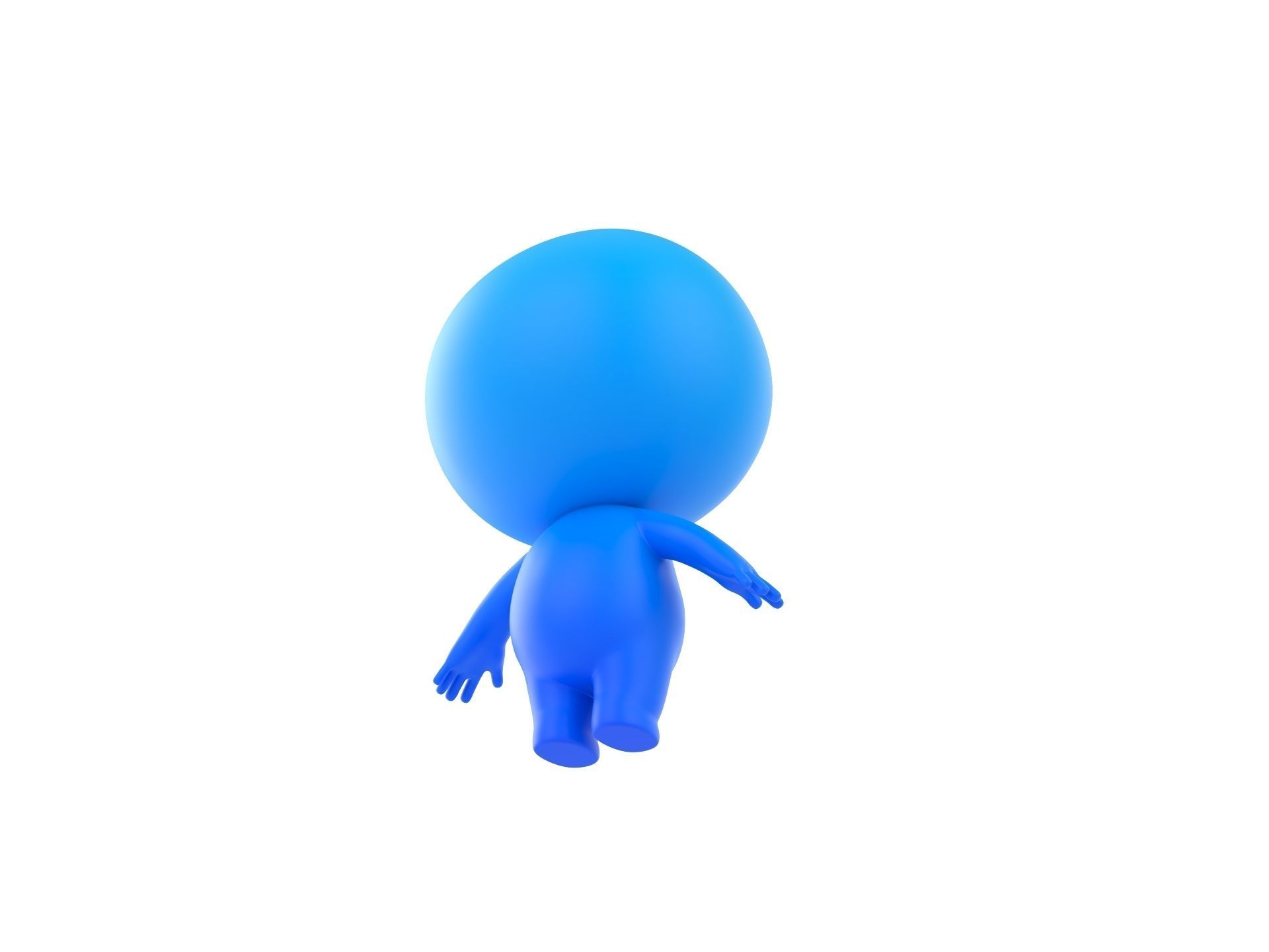 Character248 Rigged Mascot 3D model_10