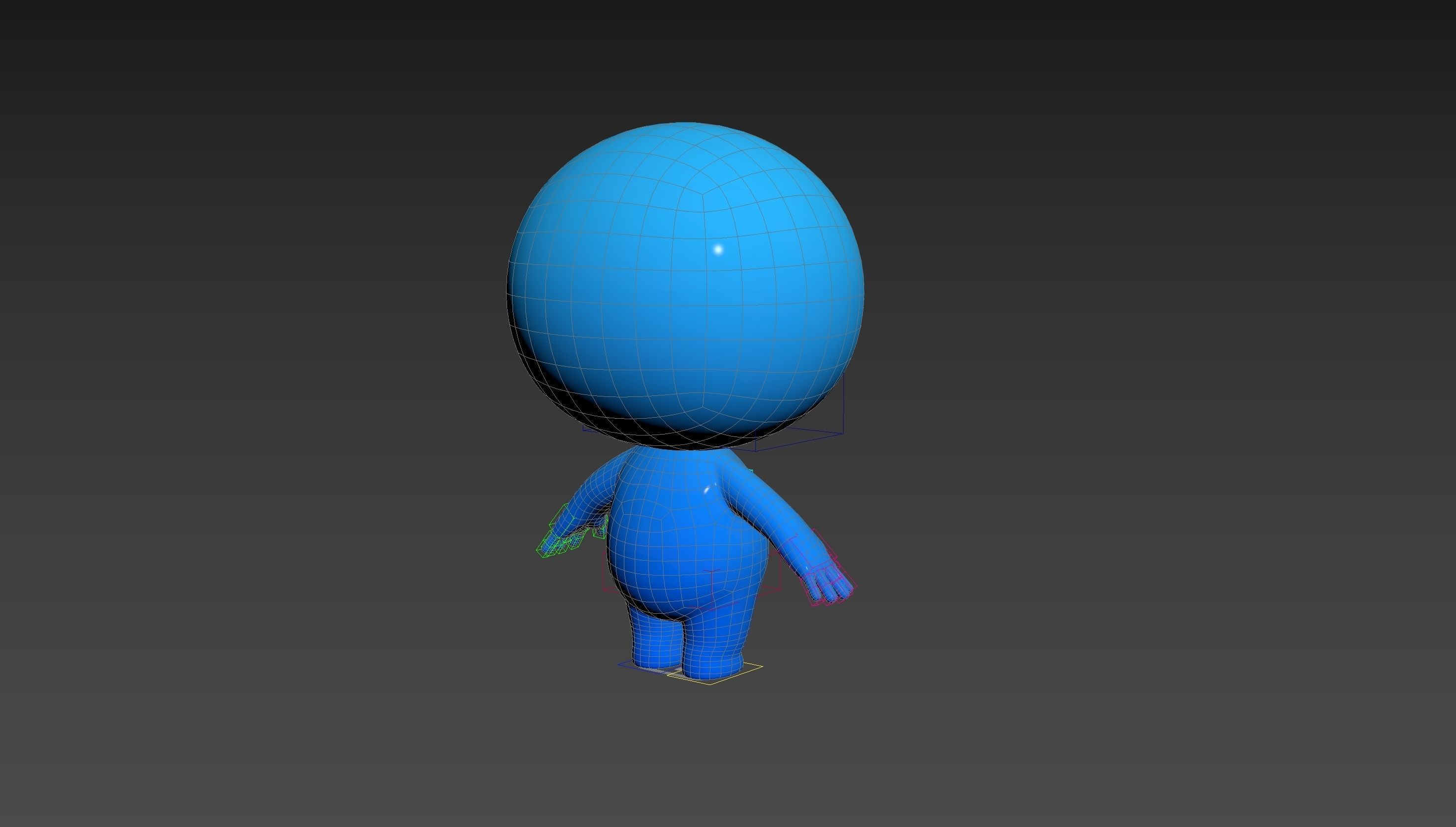 Character248 Rigged Mascot 3D model_31