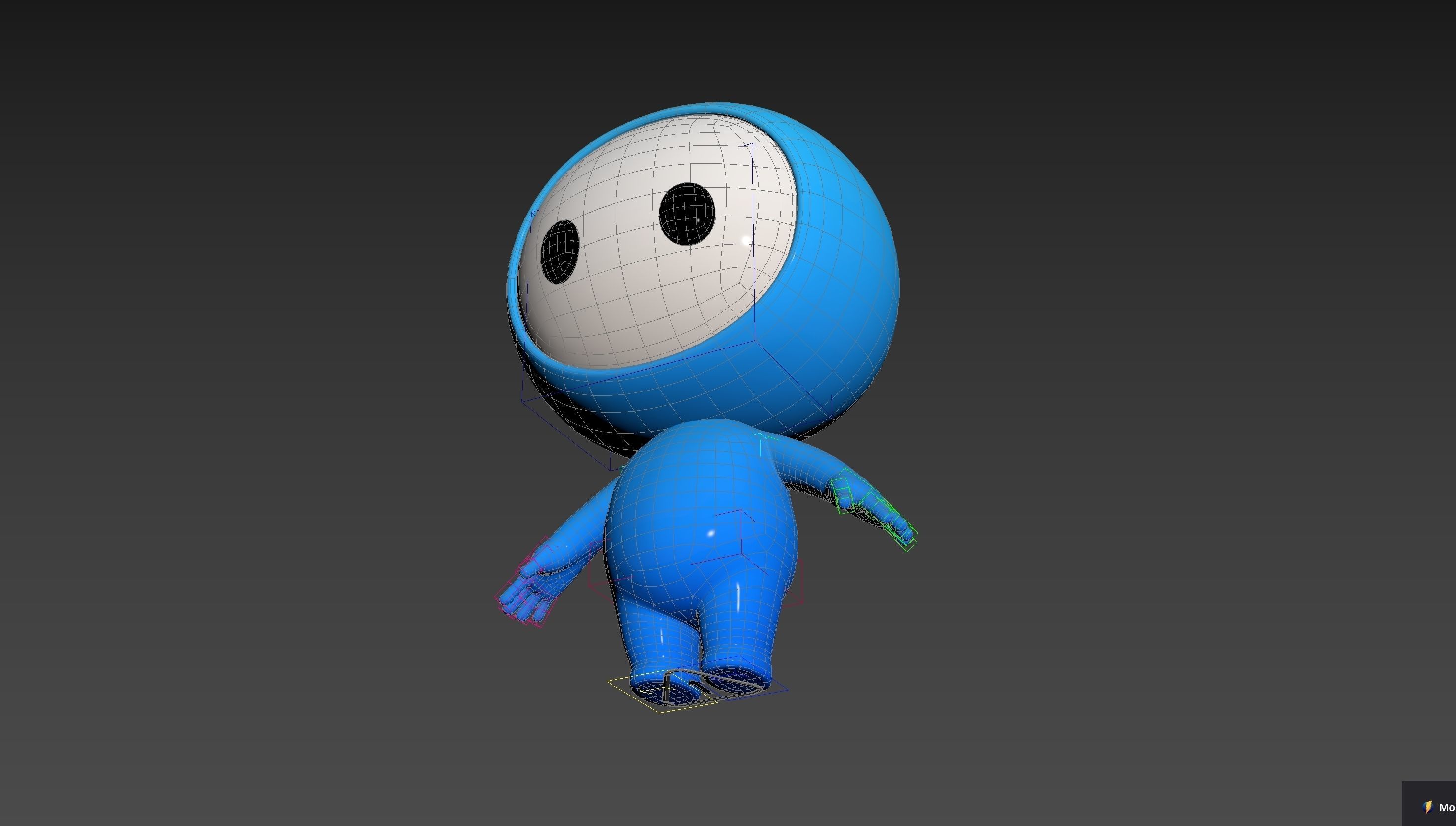 Character248 Rigged Mascot 3D model_36