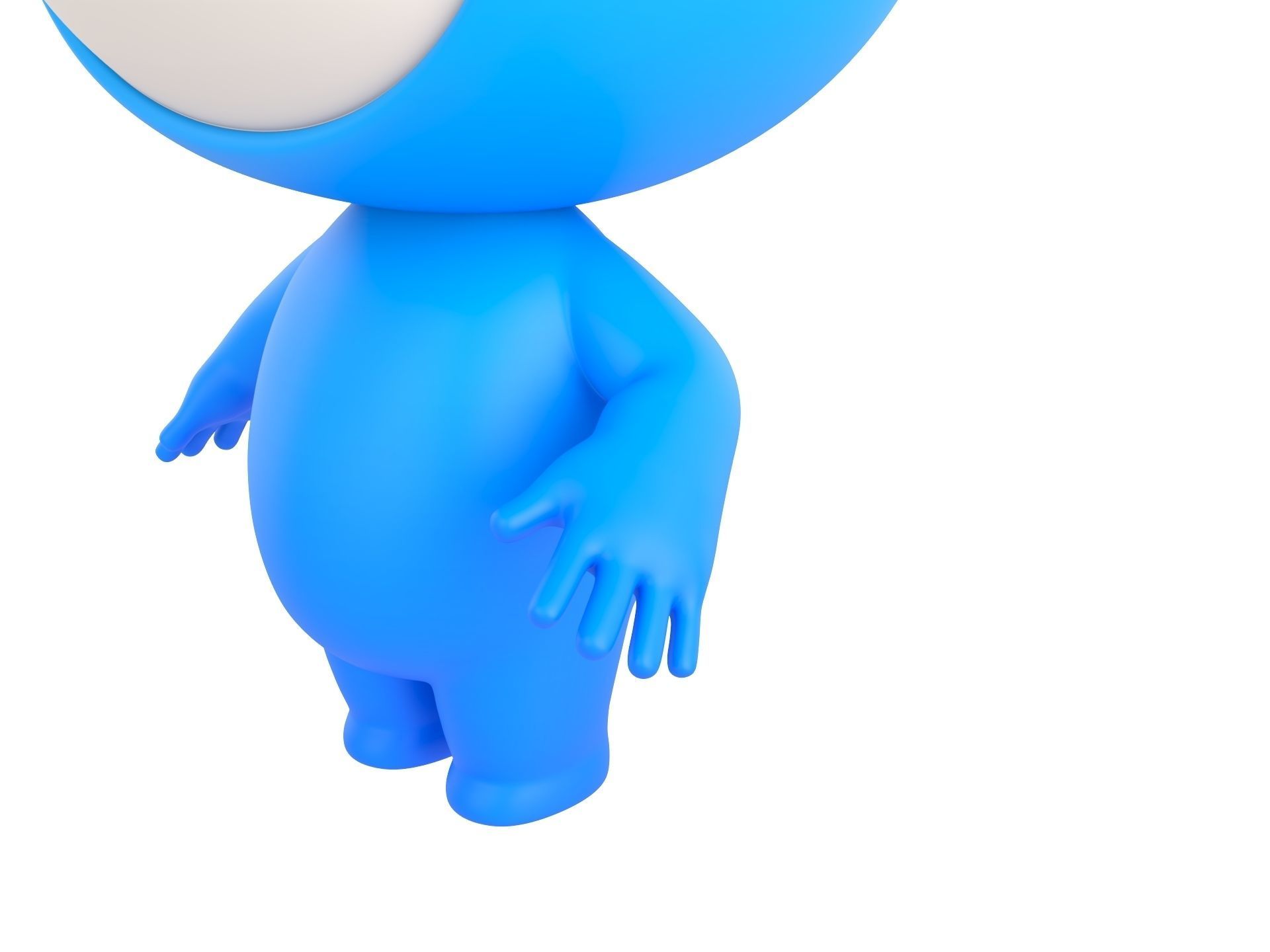 Character248 Rigged Mascot 3D model_2