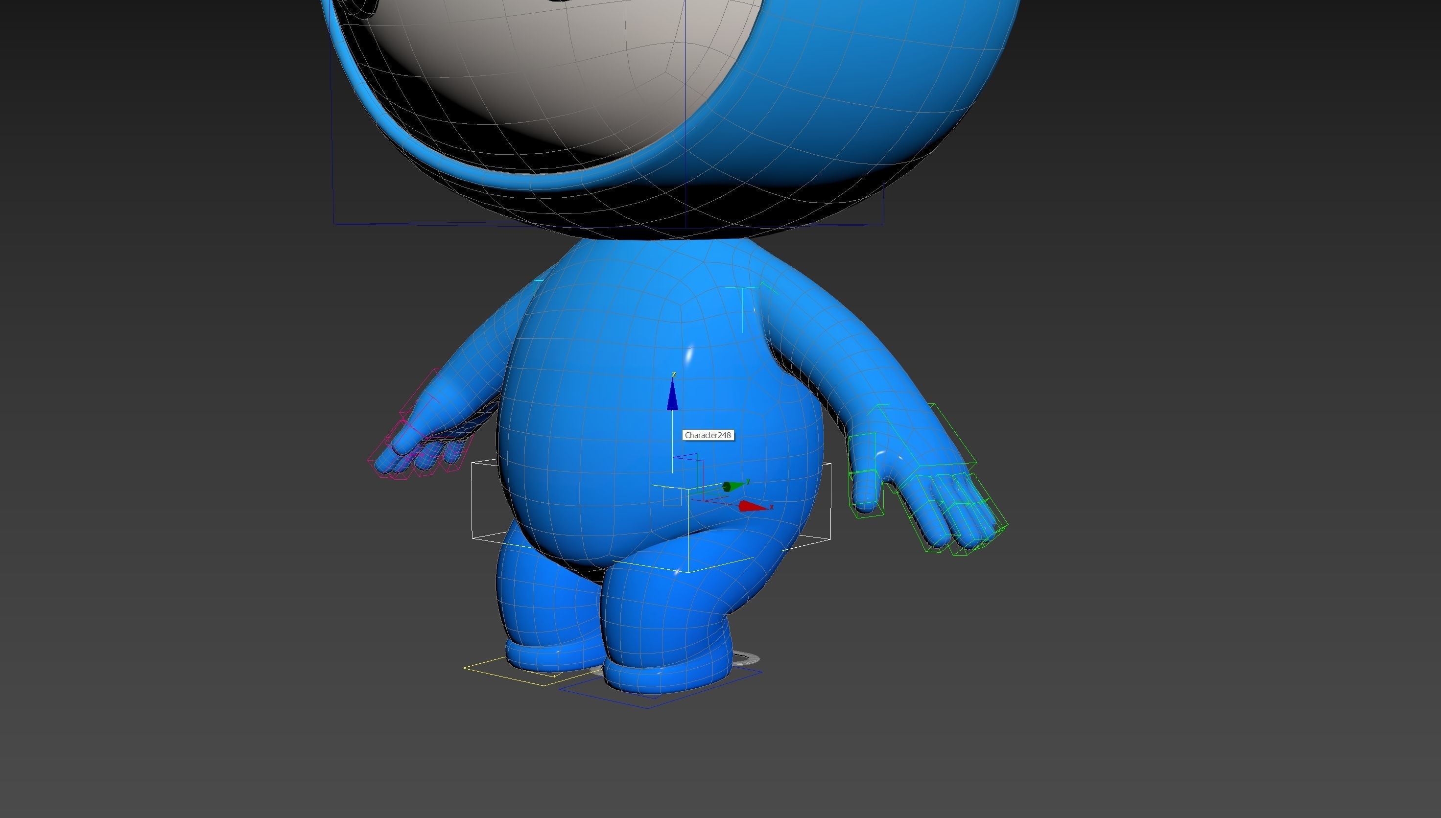 Character248 Rigged Mascot 3D model_27