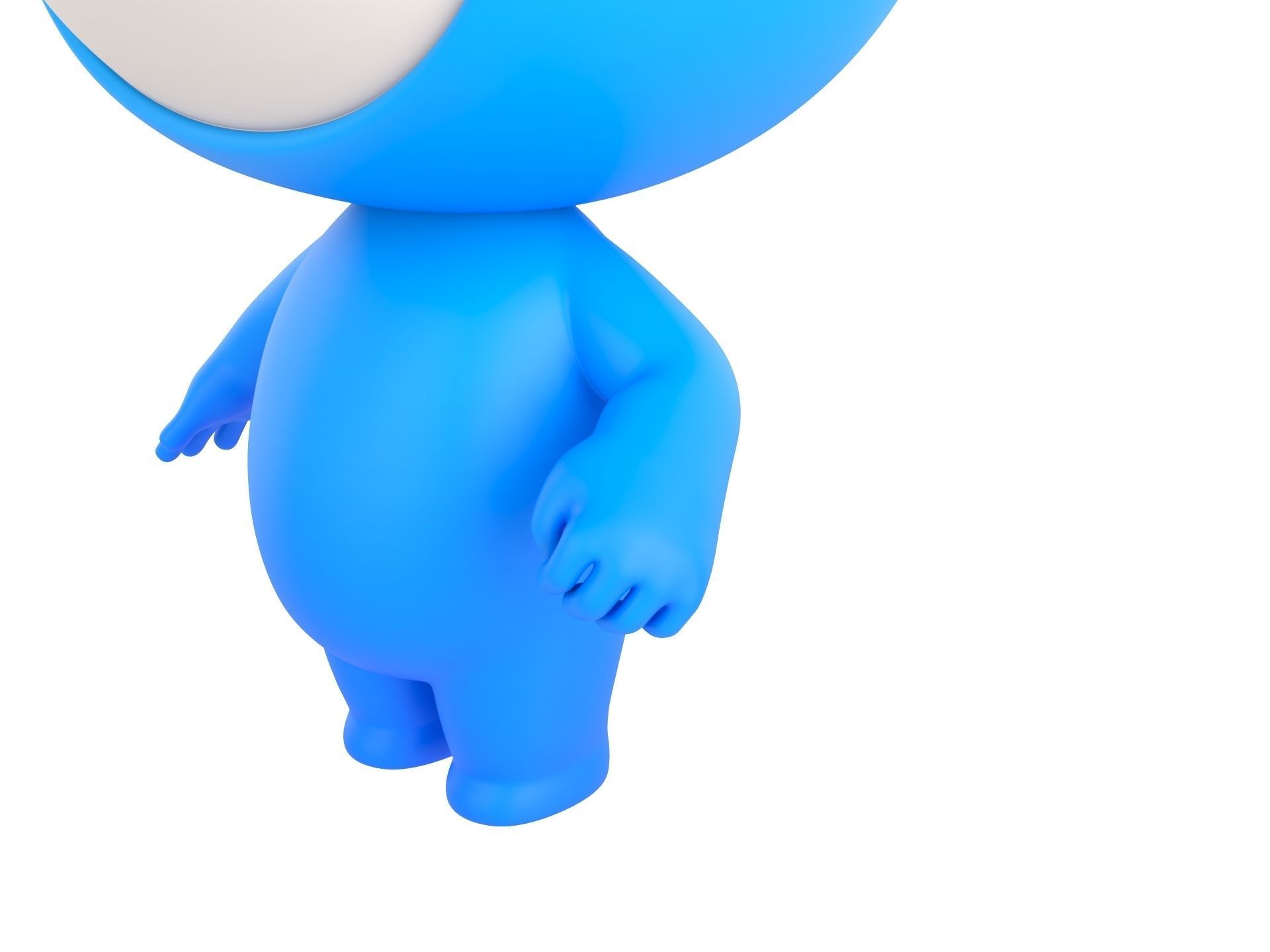 Character248 Rigged Mascot 3D model_3